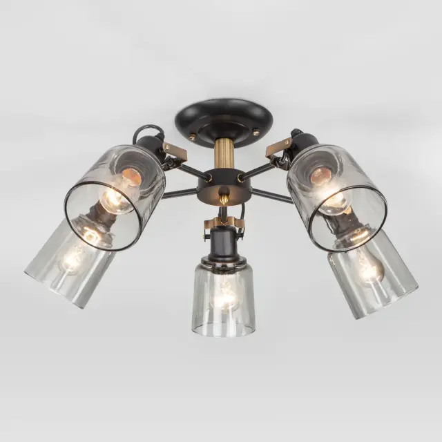 Люстра Eurosvet 70111/5 черный ASTOR