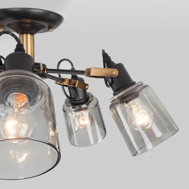 Люстра Eurosvet 70111/5 черный ASTOR, ракурс 4
