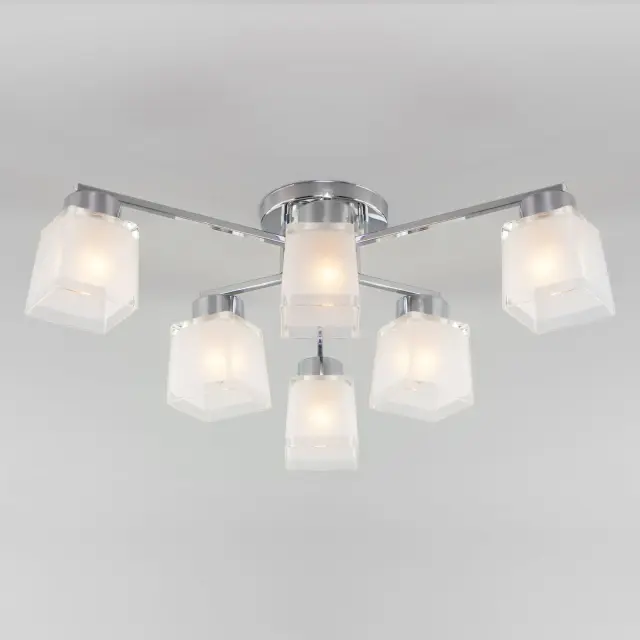 Люстра Eurosvet 30162/6 хром DELFI