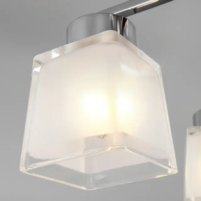 Люстра Eurosvet 30162 хром DELFI, ракурс 2
