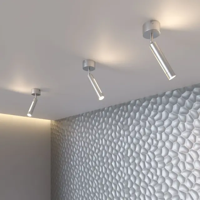 Бра Eurosvet 20084/1 LED серебро STRONG — серебряный, ракурс 4
