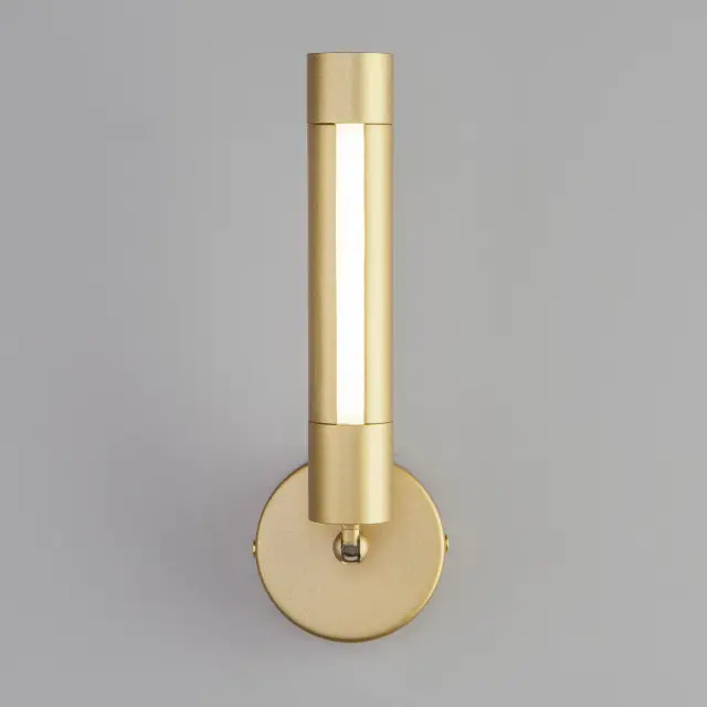 Бра Eurosvet 20084/1 LED матовое золото STRONG — золотой, ракурс 3
