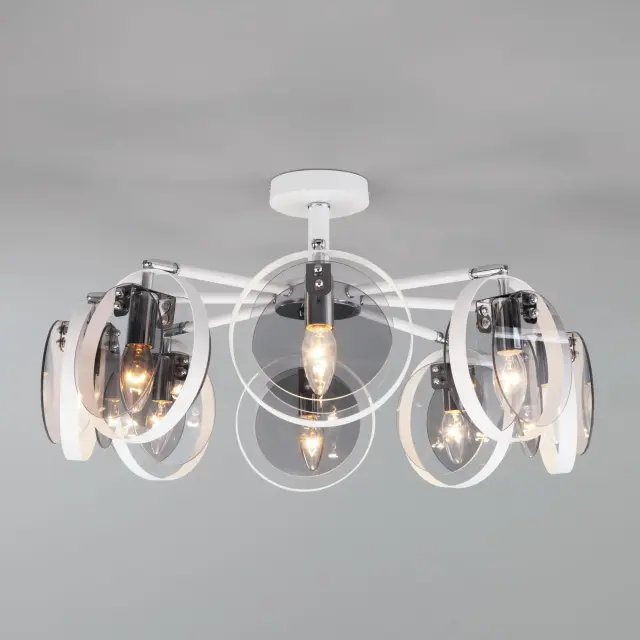 Люстра Eurosvet 70121/8 белый Smart GALLO, ракурс 4