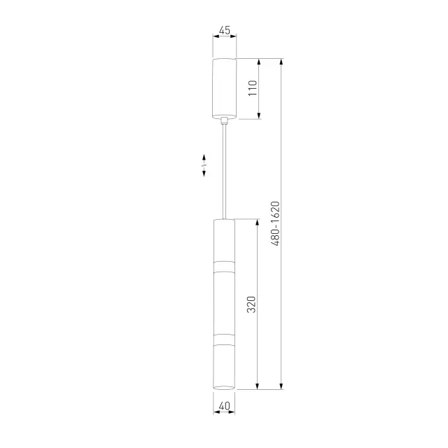 Светильник Eurosvet 50210/1 LED белый AXEL, ракурс 7