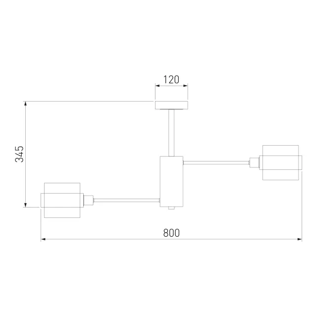 Люстра Eurosvet 70127/8 черный ARCADA, ракурс 5