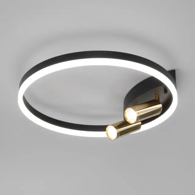Светильник Eurosvet 90247/3 черный/золото Smart LUMINARI