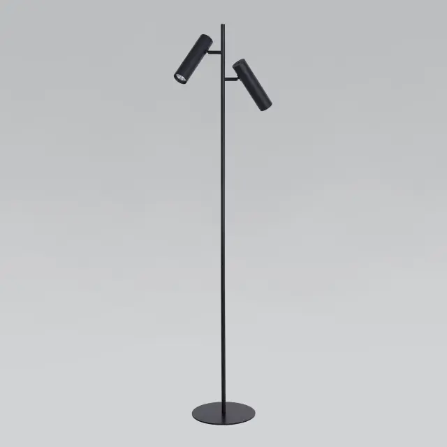 Торшер Eurosvet 01087/2 черный BARRE