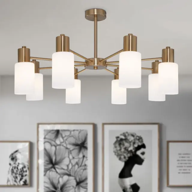 Люстра Eurosvet 70160/8 латунь Smart VEGGA, ракурс 4