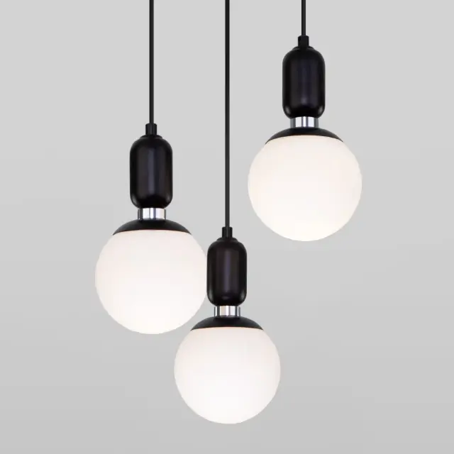 Светильник Eurosvet 50151/3 черный BUBBLE