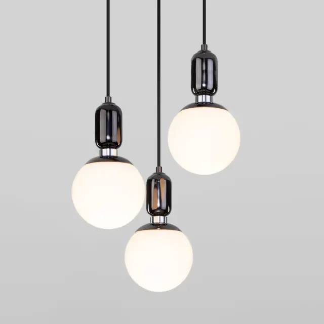 Светильник Eurosvet 50151/3 черный жемчуг BUBBLE