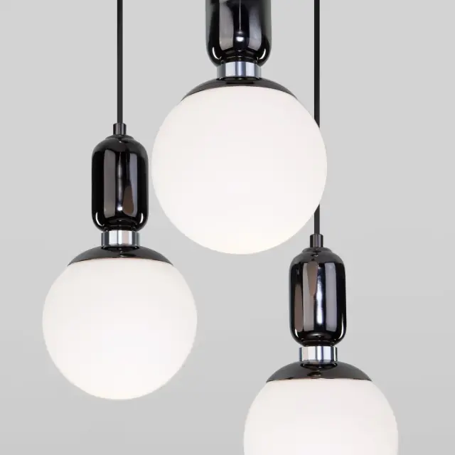 Светильник Eurosvet 50151/3 черный жемчуг BUBBLE, ракурс 4