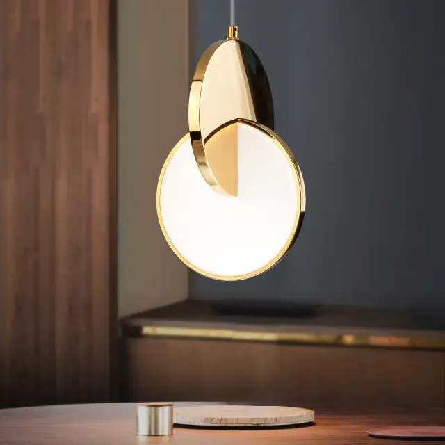 Светильник Eurosvet 50225/1 LED золото LANG — золотой, ракурс 3
