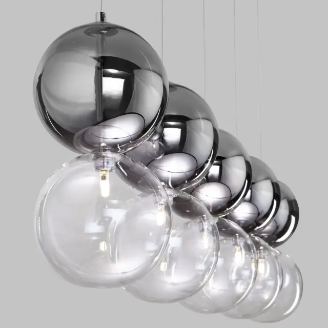 Светильник Eurosvet 50091/5 хром/дымчатый SELISA, ракурс 2