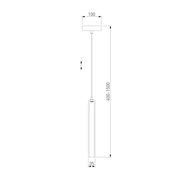 Люстра Eurosvet 50381/1 хром LYNN, ракурс 4