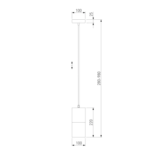 Светильник Eurosvet 50233/1 HOSK — черный, ракурс 5
