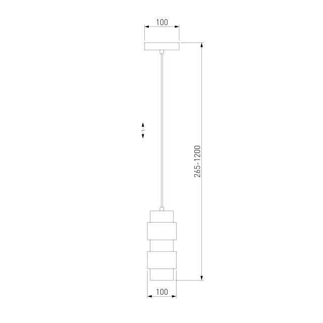 Светильник Eurosvet 50235/1 никель MARK, ракурс 5