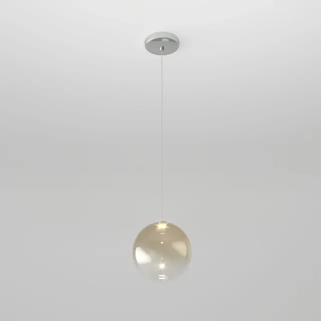 Светильник Eurosvet 50231/1 LED янтарный WONDER — хром, ракурс 2