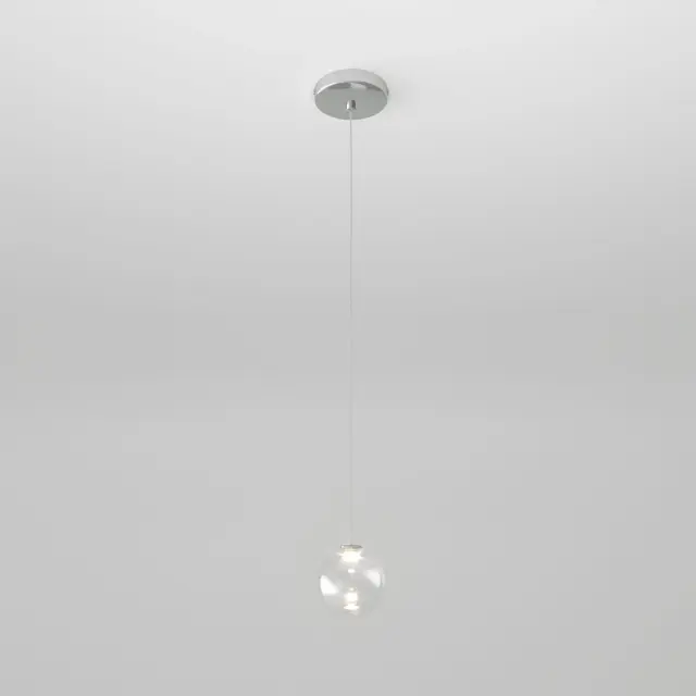 Светильник Eurosvet 50234/1 LED прозрачный WONDER — хром, ракурс 2