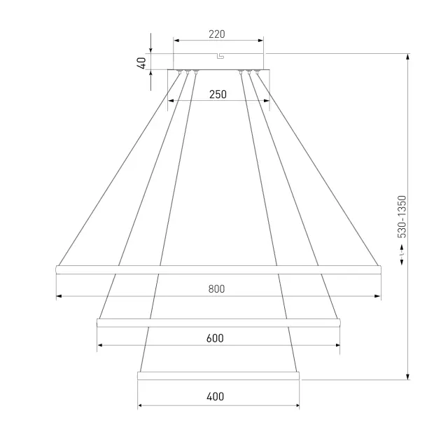 Светильник Eurosvet 90264/3 белый COLLARS, ракурс 11