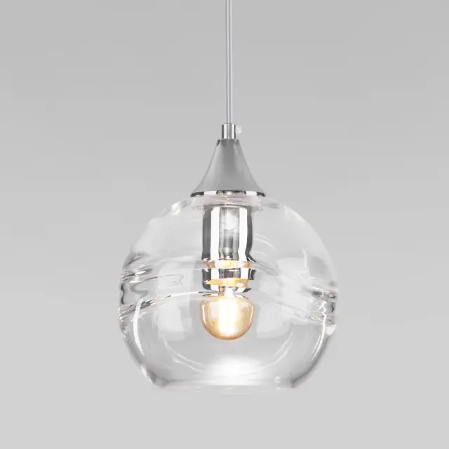 Светильник Eurosvet 50221/1 прозрачный LOTUS — хром