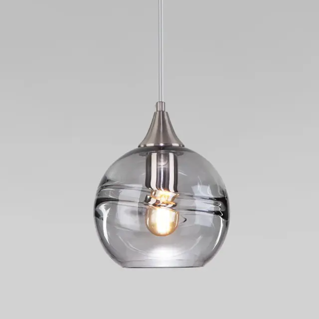 Светильник Eurosvet 50221/1 дымчатый LOTUS — никель