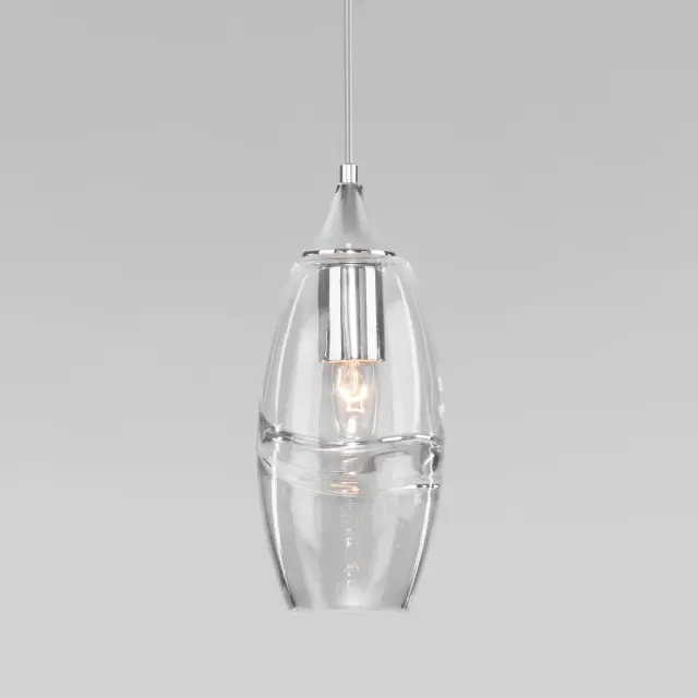 Светильник Eurosvet 50222/1 прозрачный LOTUS — хром