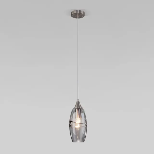 Светильник Eurosvet 50222/1 дымчатый LOTUS — никель, ракурс 2
