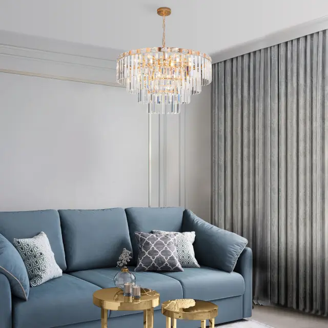 Люстра Eurosvet 10130/10 золото ELEGANTE — золотой, ракурс 5