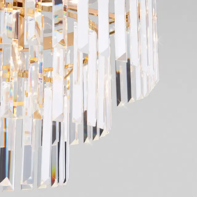 Люстра Eurosvet 10130/8 золото ELEGANTE — золотой, ракурс 3