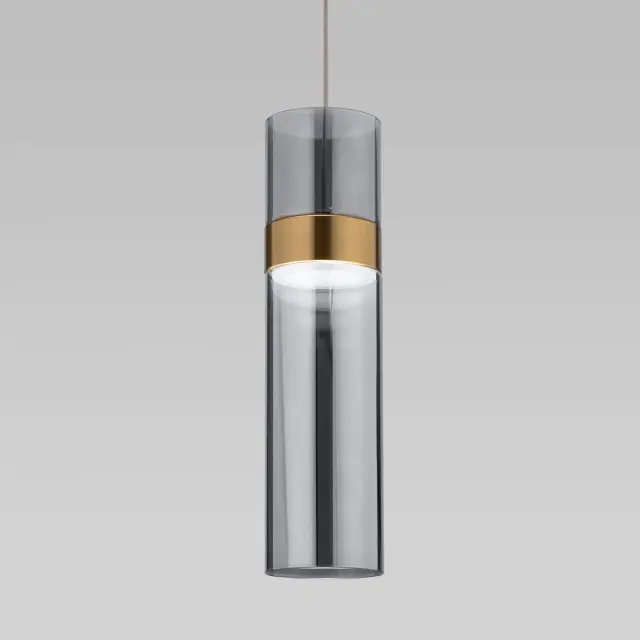 Светильник Eurosvet 50244/1 LED латунь/дымчатый LUMEN