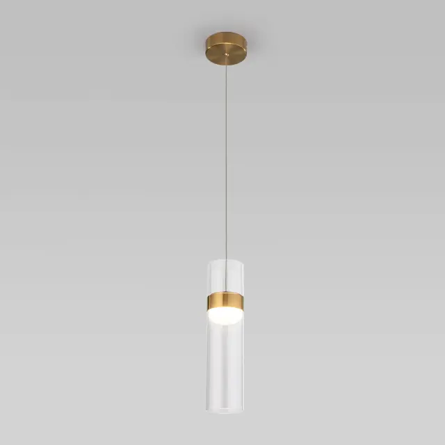 Светильник Eurosvet 50244/1 LED LUMEN — латунь, ракурс 2