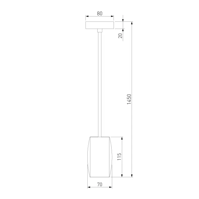 Светильник Eurosvet 50246/1 LED/черный BONALDO, ракурс 5