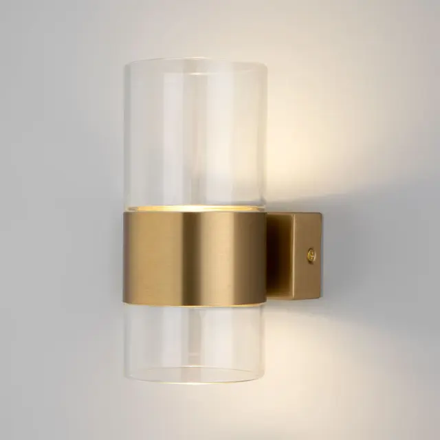 Бра Eurosvet 40021/1 LED латунь/прозрачный WATFORD