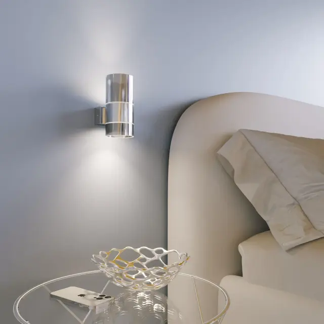 Бра Eurosvet 40021/1 LED хром/дымчатый WATFORD, ракурс 3