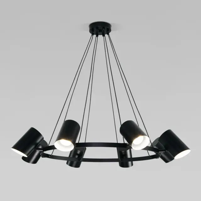 Люстра Eurosvet 70147/8 черный Smart SPLAY