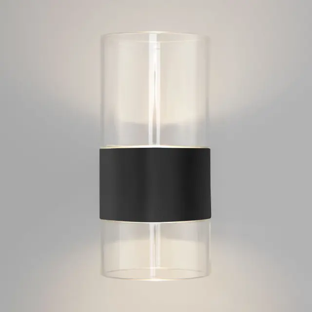 Бра Eurosvet 40021/1 LED чёрный/прозрачный WATFORD — черный, ракурс 2