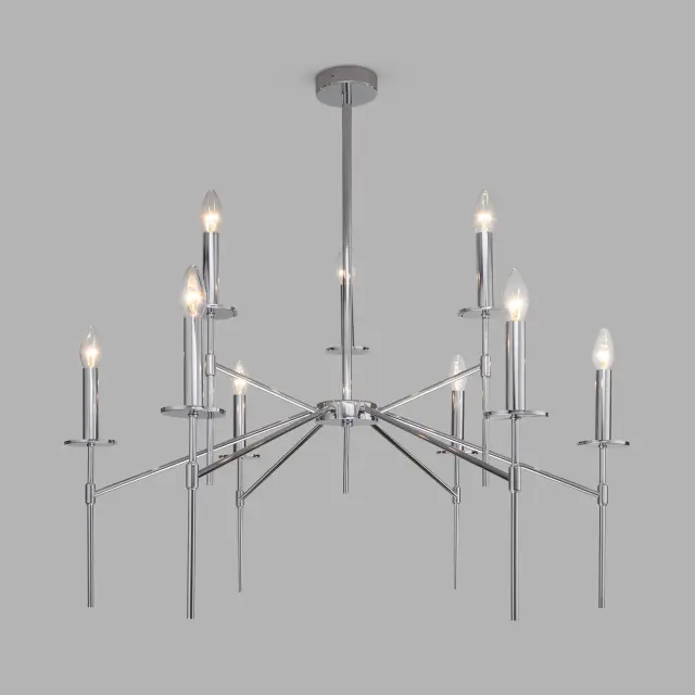 Люстра Eurosvet 60142/9 хром ANDERS