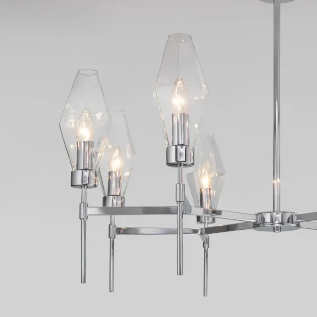 Люстра Eurosvet 60143/8 хром PRISM, ракурс 2