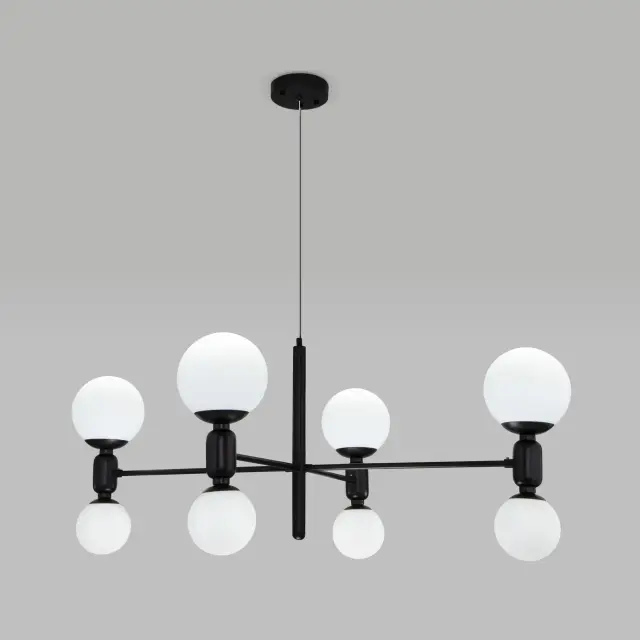 Люстра Eurosvet 30182/8 черный BUBBLE