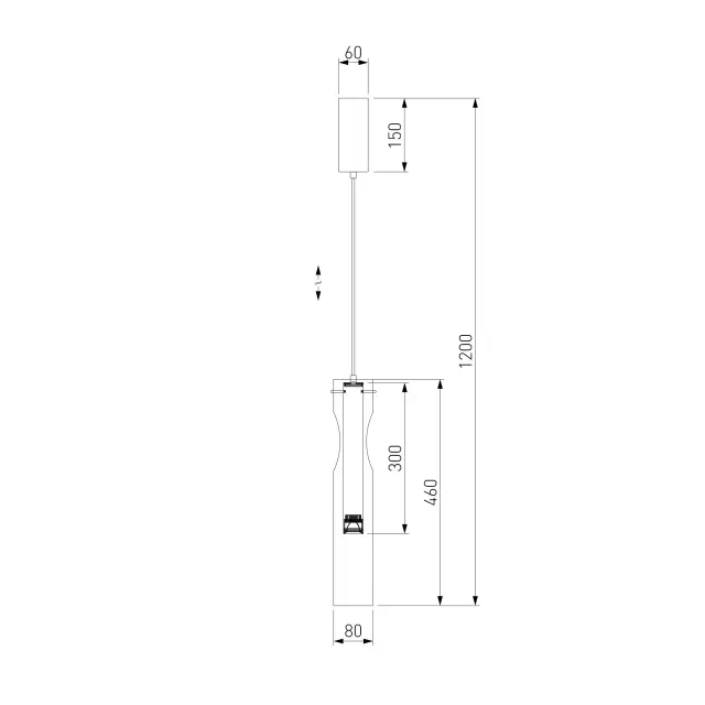Светильник Eurosvet 50253/1 LED латунь SWAN, ракурс 4