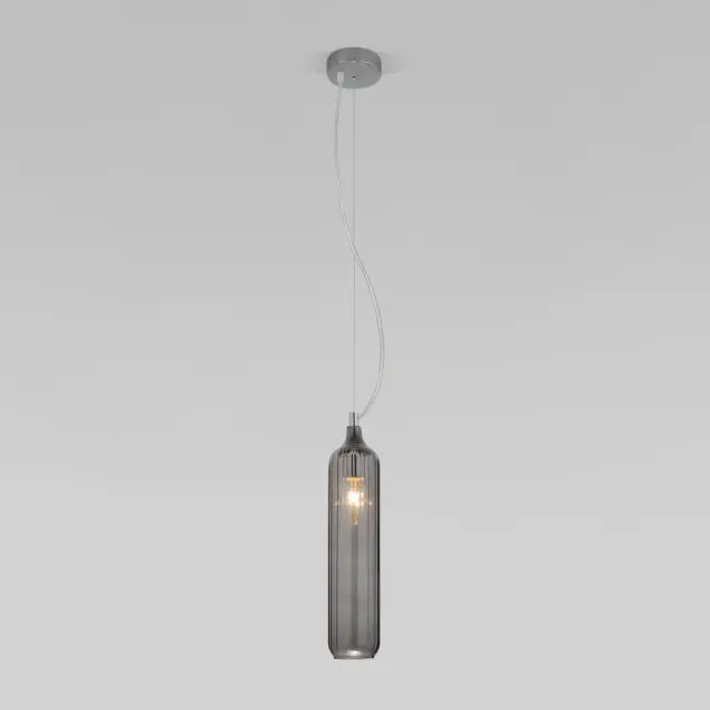 Светильник Eurosvet 50252/1 дымчатый SIESTA — хром, ракурс 2