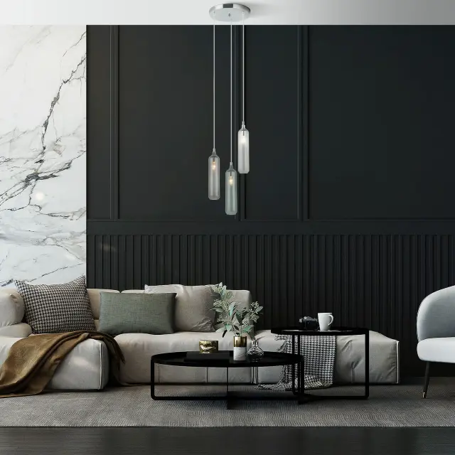 Светильник Eurosvet 50252/3 хром SIESTA, ракурс 4