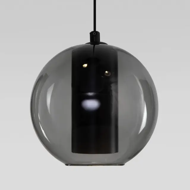 Светильник Eurosvet 50258/3 LED дымчатый/бирюзовый COBBLE — черный, ракурс 3