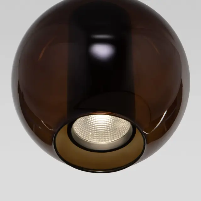 Светильник Eurosvet 50258/1 LED шоколад COBBLE — черный, ракурс 3