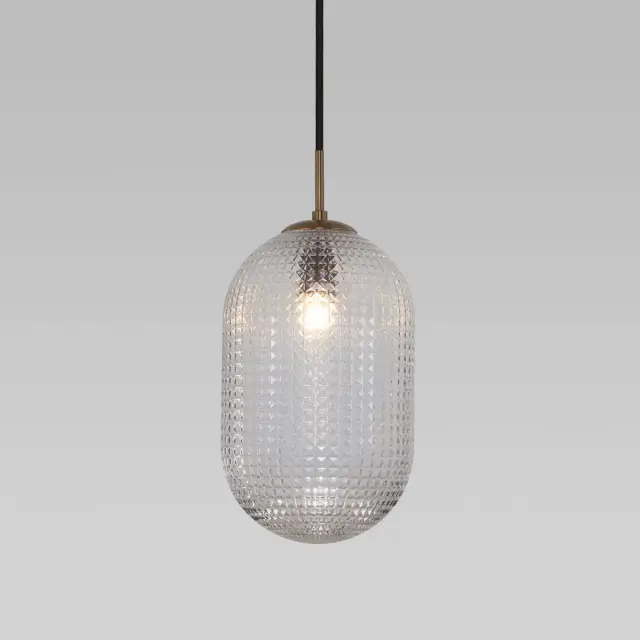 Светильник Eurosvet 50261/1 прозрачный GEM — черный