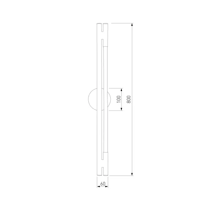 Бра Eurosvet 50265 LED латунь TALUS, ракурс 7
