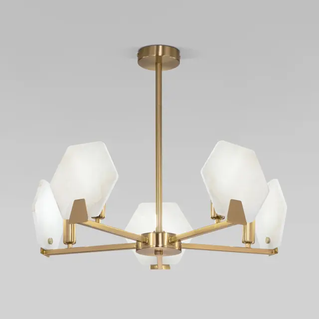 Люстра Eurosvet 60158/5 латунь MARBLE