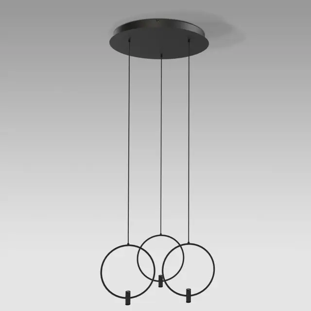 Светильник Eurosvet 50257/3 LED черный LAYLA