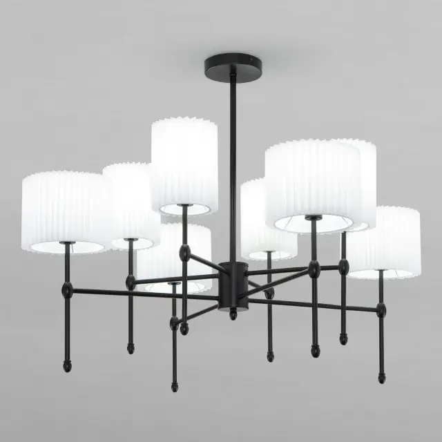 Люстра Eurosvet 60162/8 черный NOTTURNO