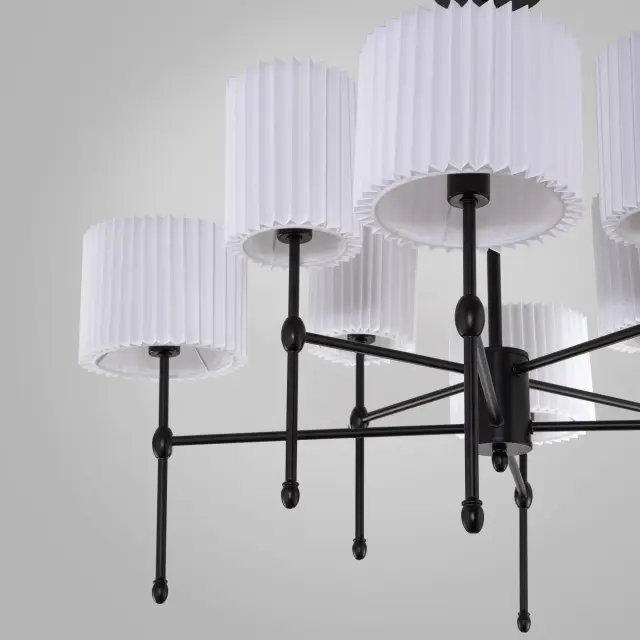 Люстра Eurosvet 60162/8 черный NOTTURNO, ракурс 4